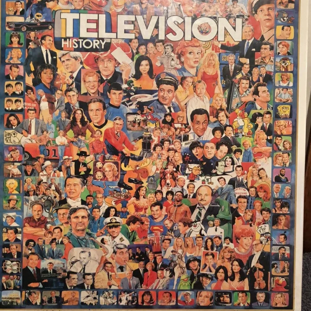 Television History 1000 Piece Puzzle